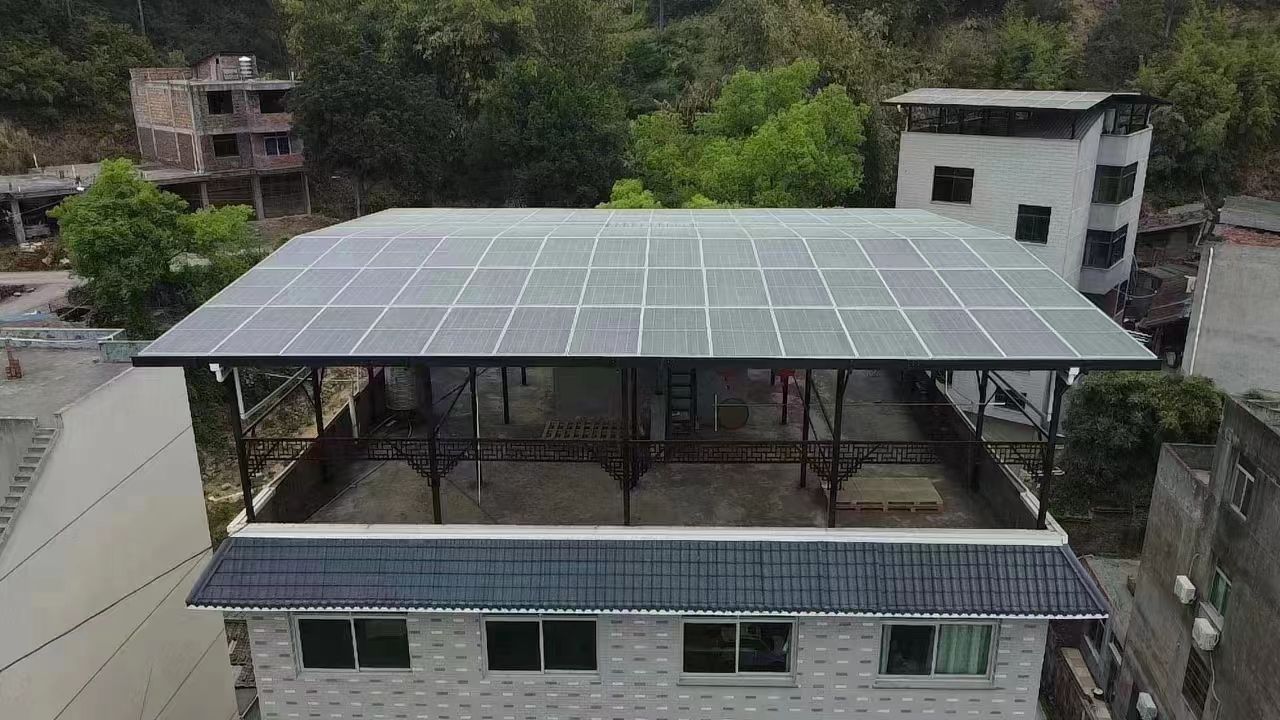 涉县15kw+10kwh自建别墅家庭光伏储能系统